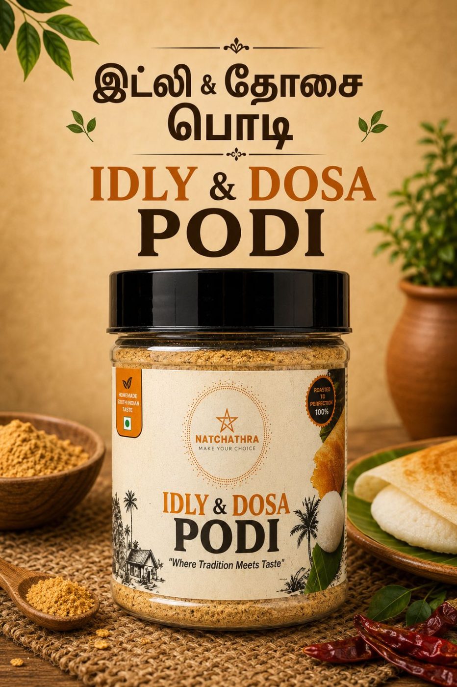 Idly & Dosa Podi 100 G